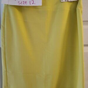 Alfani yellow/mustard skirt